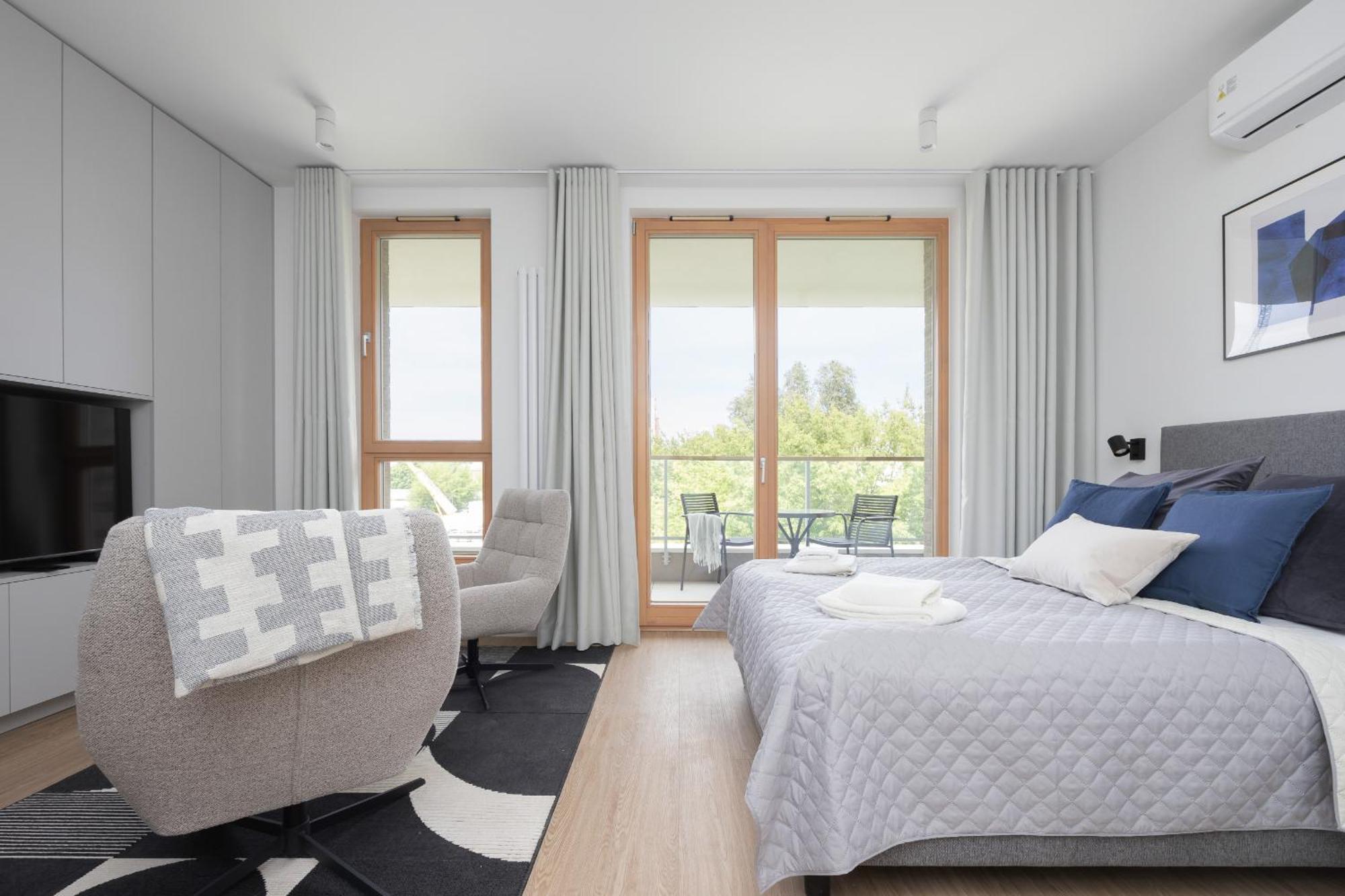Apartamento Exclusive And Modern In With Air Conditioning And Desk By Renters Prestige