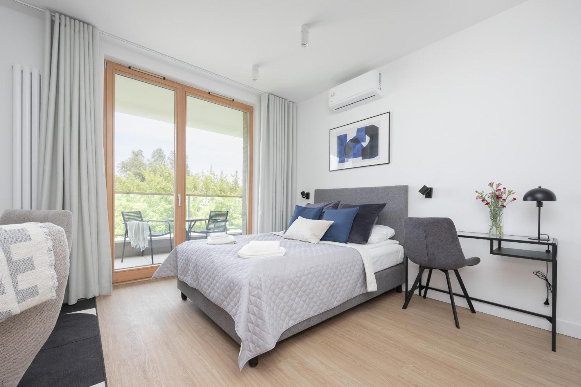 Apartamento Exclusive And Modern In With Air Conditioning And Desk By Renters Prestige Varsovia